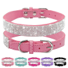 Crystal Glitter Rhinestone Dog Collar – Bling Pet Collar for Small & Medium Dogs