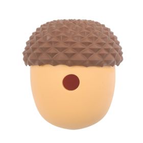 Acorn Shape Educational Slow Eating Toys for Pet (Type: Pet Toys, Color: Yellow & Brown)
