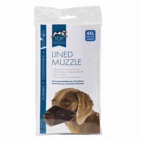 TP Lined Nylon Muzzle 5XL for 10.25 Inch Snout (Pack Of: 1, size: 10.75In Snout 4Xl)