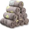 10-Piece Pet Blanket Set – Paw Print Fleece Dog Blankets (24" x 28") for Dogs & Puppies