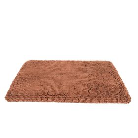 DGS Pet Products Dirty Dog Cushion Pad Small Brown 19" x 24" x 2.5" (Color: Brown, size: small)