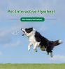 Pet Interactive Flywheel Dog Frisbee Toy – Flexible Silicone Flying Disc for Fun Fetch Games