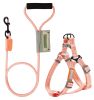 Touchdog 'Macaron' 2-in-1 Durable Nylon Dog Harness and Leash Set