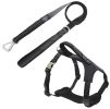 Pet Life 'Geo-prene' 2-in-1 Shock Absorbing Reflective Dog Harness and Leash Set