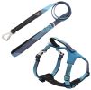 Pet Life 'Geo-prene' 2-in-1 Shock Absorbing Reflective Dog Harness and Leash Set