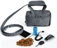 Pet Life 'Posh Walk' Purse Dog Leash – All-in-One Leash, Accessory Holder & Waste Bag Dispenser