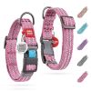 Reflective Recycled Cotton Dog Collar – Eco-Friendly Adjustable Dog Collar