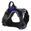 Rechargeable LED Light Up Dog Harness – Reflective No Pull Dog Vest with Handle for Small, Medium & Large Dogs