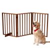 The Wooden Dog Fence Brown