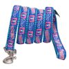 Touchdog 'Bone Patterned' Tough Stitched Embroidered Dog Collar and Leash Set