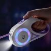 Streamer LED Lights Retractable Dog Leash – Automatic Extending Nylon Pet Lead