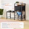 Pet Feeding Station with Storage, Elevated Dog Bowls, Raised Dog Bowl Stand, Dog Food Storage and Feeder Station with Storage Shelves