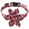 Sunflower Christmas Pet Collar – Holiday Bow Tie Collar for Dogs & Cats