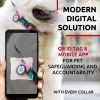 Reflective Recycled Cotton Dog Collar – Eco-Friendly Adjustable Dog Collar