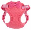Pet Life 'Flam-Bowyant' Mesh Reversible And Breathable Adjustable Dog Harness W/ Designer Bowtie