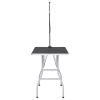 Dog Grooming Table Black and Silver