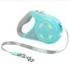 16FT Retractable Dog Leash with Flashlight, RGB Light & Waste Bag Dispenser