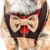 Pet Life Luxe 'Dapperbone' 2-in-1 Adjustable Dog Harness and Leash Set with Fashion Bow Tie