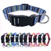 Bohemian Ethnic Print Dog Collar – Adjustable Digital Printed Pet Collar
