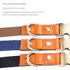 Premium Breathable Soft Padded Leather Dog Collar – Adjustable Tactical Pet Collar with Metal Buckle