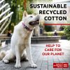 Reflective Recycled Cotton Dog Collar – Eco-Friendly Adjustable Dog Collar