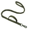 K9 Tactical Bungee Dog Leash – Adjustable Military Training Leash with Dual Control Handles
