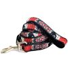 Touchdog 'Owl-Eyed' Tough Stitched Embroidered Dog Collar and Leash Set