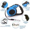 Retractable Dog Leash for Small & Medium Dogs – Anti-Slip Handle with One-Hand Brake & Lock