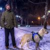 Rechargeable LED Light Up Dog Harness – Reflective No Pull Dog Vest with Handle for Small, Medium & Large Dogs