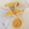 Dog Harness for Small Dogs Adjustable Dog Puppy Kitten Cat Harness and Leash Set Dog Leash Dog Cat Collar Dog Cat Accessories