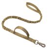 K9 Tactical Bungee Dog Leash – Adjustable Military Training Leash with Dual Control Handles