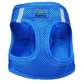 American River Solid Ultra Choke Free Dog Harness (Color: Cobalt Blue, size: medium)