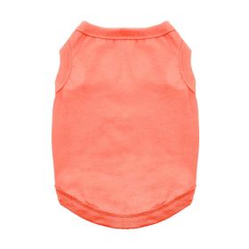 Cotton Dog Tank (Color: Coral, size: 2X-Large)
