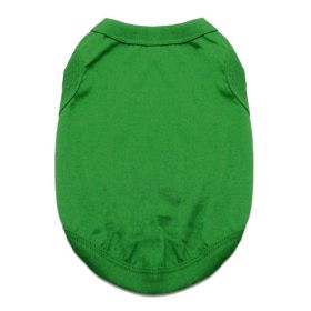 Cotton Dog Tank (Color: Emerald Green, size: 2X-Large)