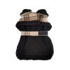 Sherpa-Lined Plaid Dog Harness Coat – Warm Winter Coat with Matching Leash
