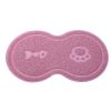 Non-Slip Dog & Cat Feeding Mat | Waterproof Pet Food & Water Bowl Placemat Tray for Clean Feeding Area