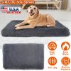 Soft Plush Dog Bed | Cozy Warm Pet Crate Mat with Long Plush Cushion for Small & Medium Dogs