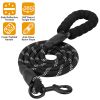 5FT Reflective Dog Leash with Foam Handle | Strong Nylon Training & Walking Lead for Small & Medium Dogs