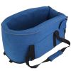 Portable Pet Car Seat with Storage Pocket | Booster Travel Seat for Small Dogs & Cats, Machine Washable