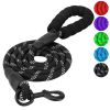 5FT Reflective Dog Leash with Foam Handle | Strong Nylon Training & Walking Lead for Small & Medium Dogs