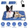 Pet Heating Pad Electric Dog Cat Heating Mat Waterproof Warming Blanket with 86-141℉ Adjustable Temperature 0-12 Timer Digital Display Chewing-resista
