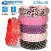 Spiked Leather Dog Collar | Adjustable Studded Pet Neck Collar for Dogs