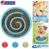 Dog Cat Slow Feeder Bowl Pet Interactive Maze Feeder Bowl Anti-Bloat Feeding Plate