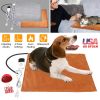 Waterproof Electric Pet Heating Pad | Chew-Resistant Heated Mat with 9 Heat Levels & 4 Timer Settings, Washable Cover