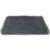 Soft Plush Dog Bed | Cozy Warm Pet Crate Mat with Long Plush Cushion for Small & Medium Dogs