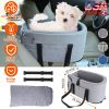 Portable Pet Car Seat with Storage Pocket | Booster Travel Seat for Small Dogs & Cats, Machine Washable