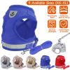 Reflective Breathable Mesh Dog Harness & Leash Set – Adjustable Walking Vest for Dogs & Cats