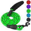 5FT Reflective Dog Leash with Foam Handle | Strong Nylon Training & Walking Lead for Small & Medium Dogs