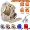 Reflective Breathable Mesh Dog Harness & Leash Set – Adjustable Walking Vest for Dogs & Cats