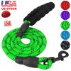 5FT Reflective Dog Leash with Foam Handle | Strong Nylon Training & Walking Lead for Small & Medium Dogs